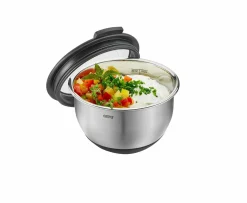 Gefu Edelstahlschüssel 600ml schwarz^ Schüsseln & Schalen