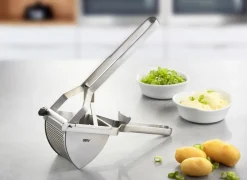 Gefu Kartoffelpresse silberfarben^ Küchenzubehör