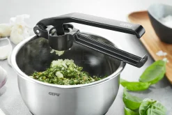 Gefu Knoblauchpresse schwarz^ Küchenzubehör