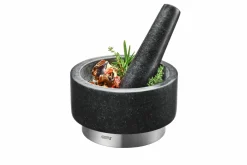 Gewürzmühlen & Streuer>Gefu Mörser 14cm schwarz