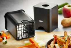 Gefu Pommes- und Gemüseschneider schwarz^ Küchenzubehör