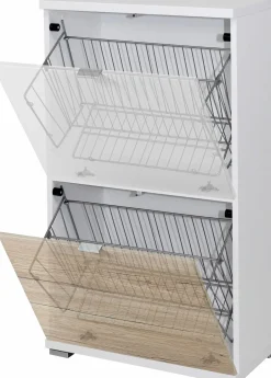 Germania Systemschuhschrank weiß^ Schuhschränke