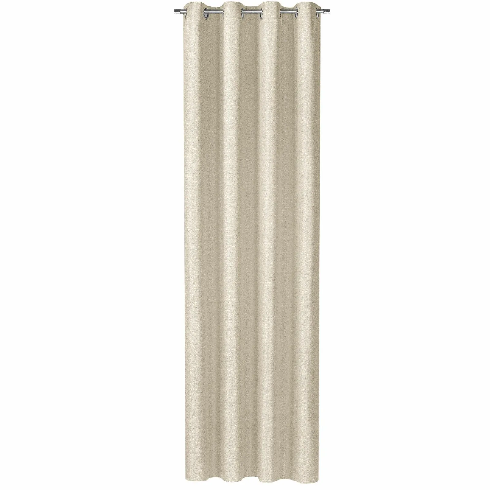 Gardinen-Vorhänge>Gerster Ösenvorhang aus Dekostoff beige
