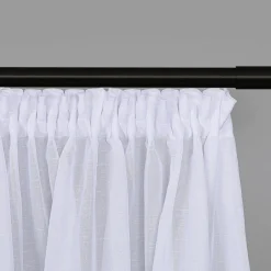 Gerster Store Alina, weiß, Smokband weiß^ Gardinen-Vorhänge