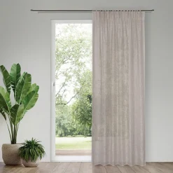 Gerster Vorhang mit verd. Schlaufen beige^ Gardinen-Vorhänge