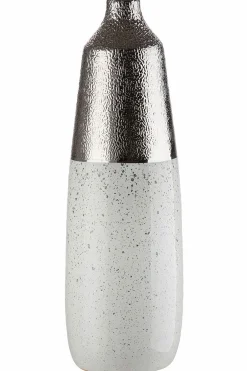 Gilde Vase 37,5cm silberfarben^ Dekoration