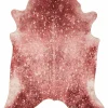 Felle & Kunstfelle>GINO FALCONE Fellform-Webteppich Gr.3 pink