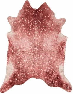 Felle & Kunstfelle>GINO FALCONE Fellform-Webteppich Gr.3 pink