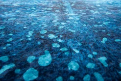 Felle & Kunstfelle>GINO FALCONE Fellform-Webteppich Gr.1 blau