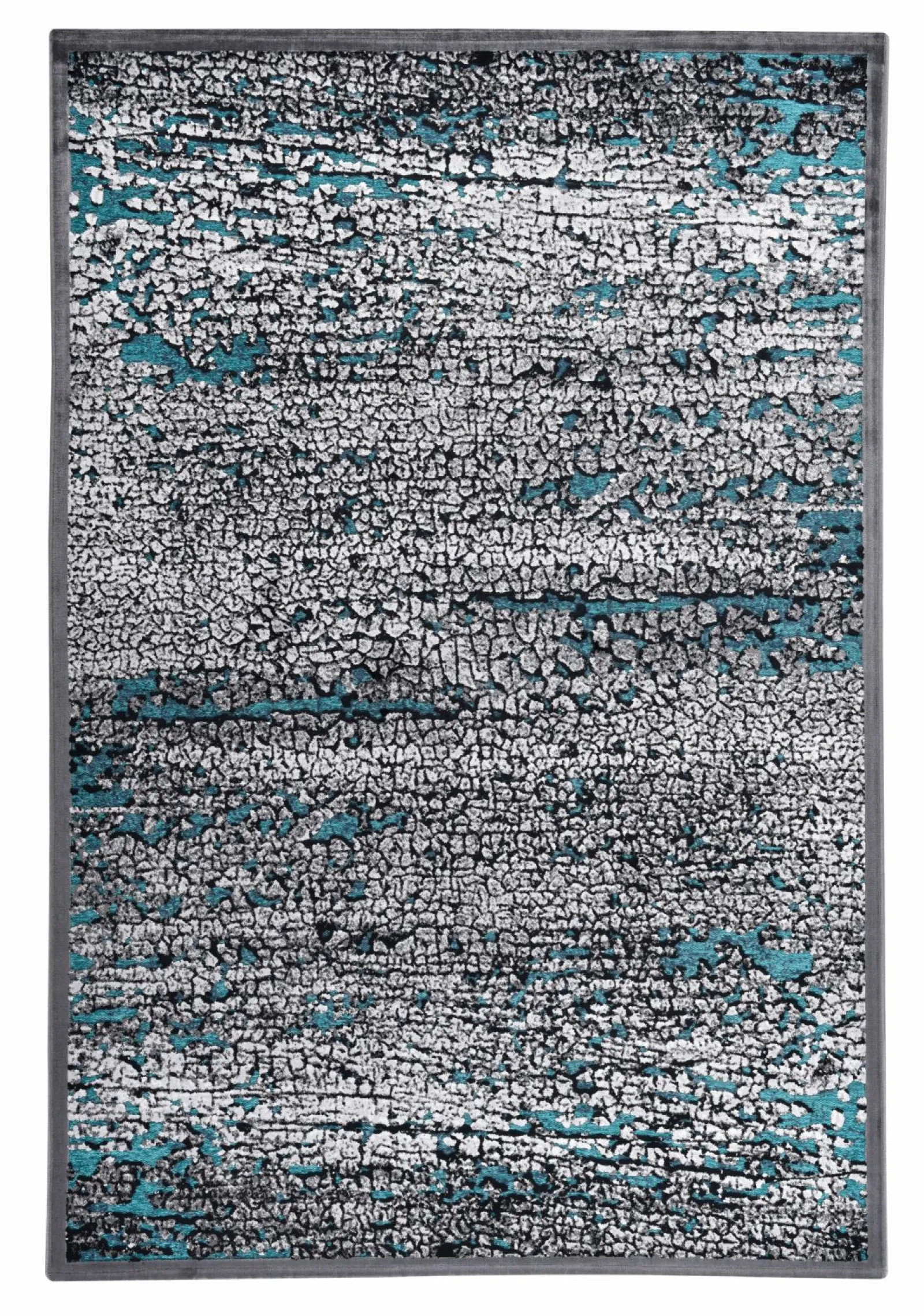 GINO FALCONE Webteppich modern graublau^ Moderne Teppiche