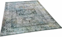 GINO FALCONE Webteppich modern blau^ Moderne Teppiche