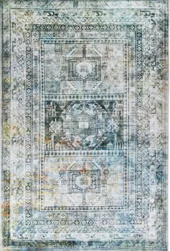 GINO FALCONE Webteppich modern blau^ Moderne Teppiche
