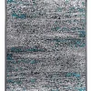 Moderne Teppiche>GINO FALCONE Webteppich modern graublau