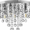 Deckenleuchten>Globo Deckenleuchte 5flg grau