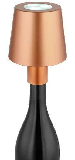 Globo LED-Akku-Flaschenleuchte 1flg mehrfarbiggoldfarben^ Außen Tischleuchten|Akku Tischleuchten