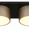 Globo LED-Deckenleuchte 1flg grauschwarzmehrfarbigorangegoldfarben^ Deckenleuchten|Spots