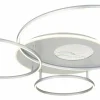 Deckenleuchten>Globo LED-Deckenleuchte 1flg silberfarbenmehrfarbig