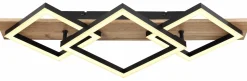 Globo LED-Deckenleuchte 1flg braunmehrfarbigschwarz^ Deckenleuchten
