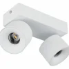 Globo LED-LED Strahler 2flg weißtransparent^ Spots