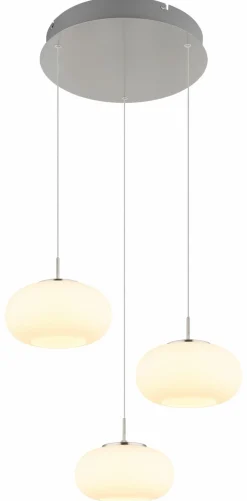 Globo LED-Pendelleuchte 1flg weißsilberfarbenmehrfarbig^ Pendelleuchten