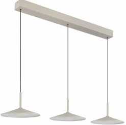Pendelleuchten>Globo LED-Pendelleuchte 1flg beigegelb