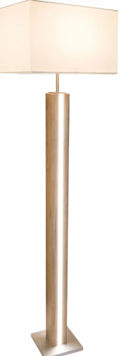 Stehleuchten>Globo LED-Stehleuchte 2flg braunbeige