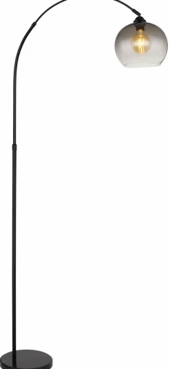 Globo LED-Stehleuchte 1flg schwarzgrau^ Stehleuchten
