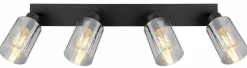 Spots>Globo LED-Strahler 4flg schwarz