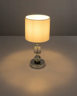 Globo LED-Tischleuchte 1flg grauweiß^ Tischleuchten
