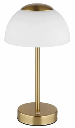 Globo LED-Tischleuchte 1flg goldfarbenbraungelb^ Tischleuchten