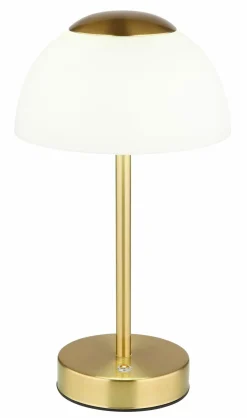 Globo LED-Tischleuchte 1flg goldfarbenbraungelb^ Tischleuchten