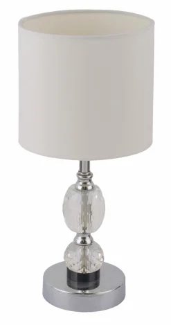 Globo LED-Tischleuchte 1flg grauweiß^ Tischleuchten