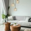 Pendelleuchten>Globo Pendelleuchte 3flg beige