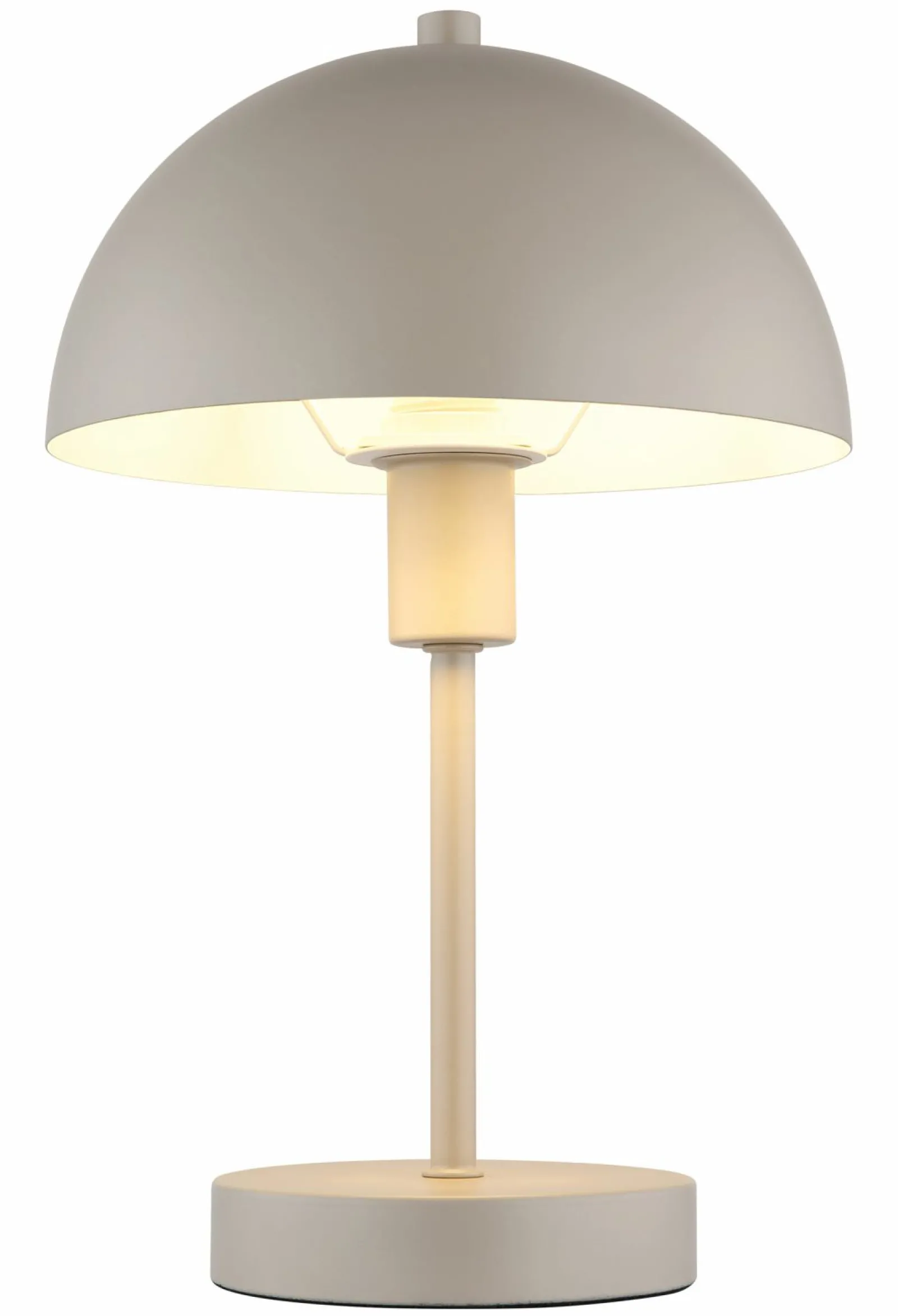 Globo Tischleuchte 1flg beige^ Tischleuchten