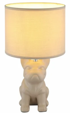 Globo Tischleuchte 1flg beige^ Tischleuchten