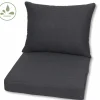 Outdoor-Textilien|Auflagen>GO-DE Esslounge-Kissen 2 tlg. grau