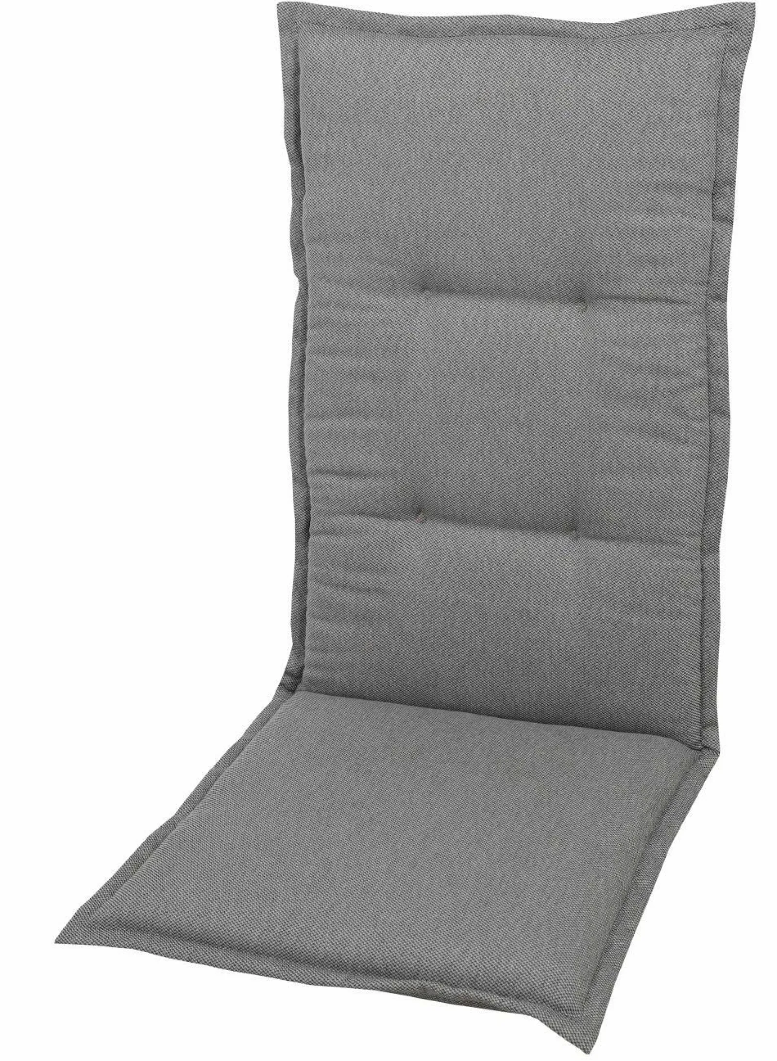 GO-DE Sesselauflage hoch grau^ Outdoor-Textilien|Auflagen
