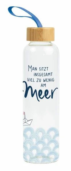 Grafik Werkstatt Glas-Trinkflasche transparent^ Dekoration|Trinkflaschen