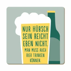 Dekoration|Untersetzer>Grafik Werkstatt Korkuntersetzer grün