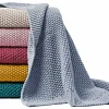 Hahn Jersey-Strickdecke gelb^ Wohndecken
