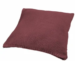 Kissenbezüge>Hahn Jersey-Strickkissenhülle rot