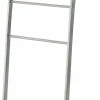 Handtuchständer silberfarben^ Badaccessoires