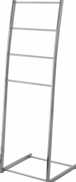Handtuchständer silberfarben^ Badaccessoires