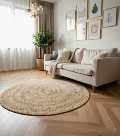 Handwebteppich beige^ Moderne Teppiche