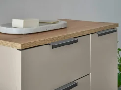 Highboard beige^ Badmöbel