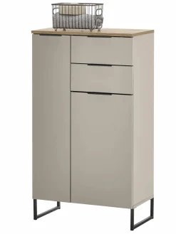 Highboard beige^ Badmöbel