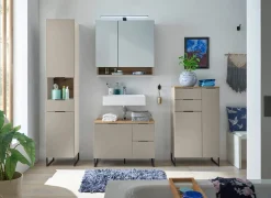 Highboard beige^ Badmöbel