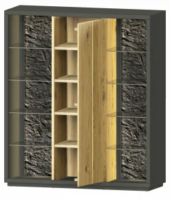 Kommoden & Sideboards> Highboard braun