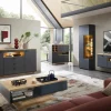 Kommoden & Sideboards> Highboard grau