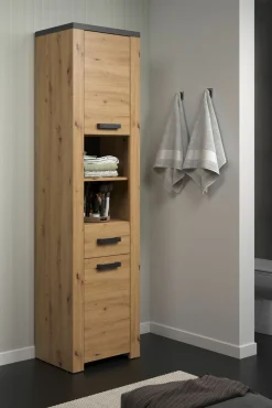 Hochschrank braun^ Badmöbel